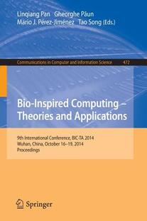 Bio and inspired Theories Applications Computing 预订
