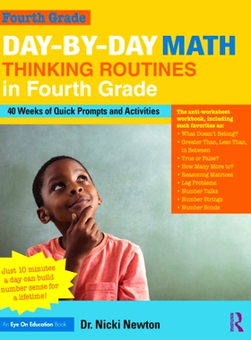预订 Day-by-Day Math Thinking Routines in Fourth Grade: 40 Weeks of Quick Prompts and Activities 四年级的日常数学思维例