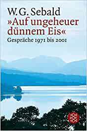 德文原版 温弗里德·塞巴尔德 难以置信的薄冰 Auf ungeheuer dünnem Eis«: Gespräche 1971 bis 2001 W G Sebald