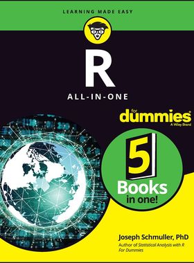 现货 R All-In-One for Dummies 9781119983699