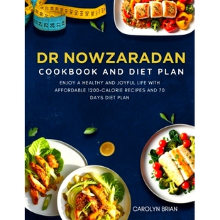 1200 Dr. Affordable Recipes Diet Joyful Enjoy with Plan And Cookbook Nowzaradan Life and Calorie Healthy 预订
