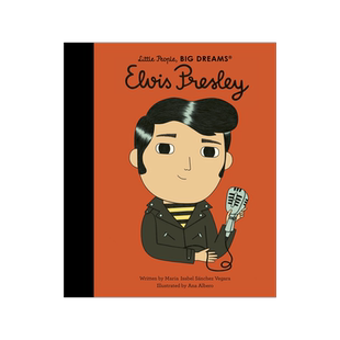 小人物大梦想系列 猫王 精装绘本 Elvis Presley (Little People, BIG DREAMS) 埃尔维斯·普雷斯利 英文原版 小男孩大梦想