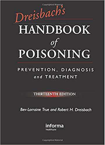 【预售】Dreisbach’s Handbook of Poisoning