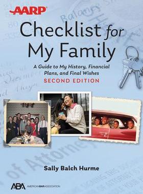 [预订]Aba/AARP Checklist for My Family: A Guide to My History, Financial Plans, and Final Wishes 9781639050154