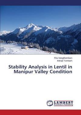 [预订]Stability Analysis in Lentil in Manipur Valley Condition 9783659370793