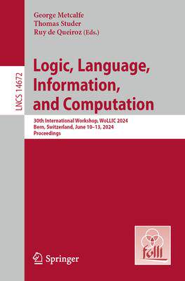 预订 Logic, Language, Information, and Computation