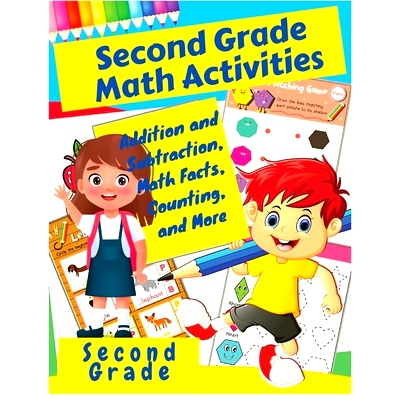 预订 Second Grade Math Activities: Addition and Subtraction, Math Facts, Counting, and More: 9781805473084