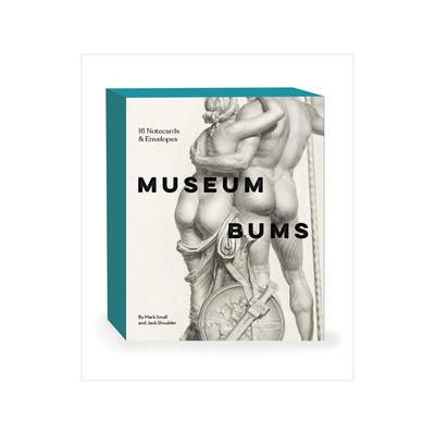 博物馆的臀部明信片收藏