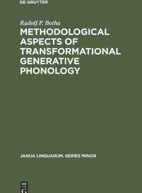 【预订】Methodological Aspects of Transformational Generative Phonology 9789027917614