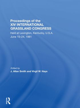 【预订】Proceedings Of The Xiv International Grassland Congress 9780367299859