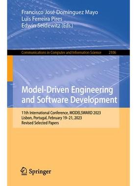 预订 Model-Driven Engineering and Software Development 11th International Conference, MODELSWARD 2023, Lisbon, Portuga