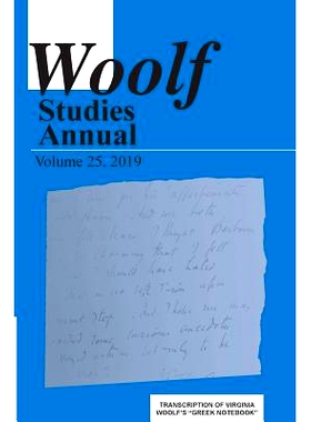 预订 Woolf Studies Annual Volume 25: 9781935625346