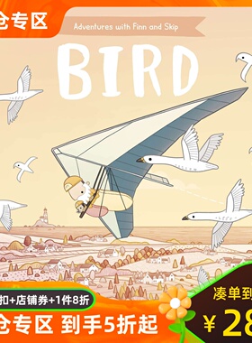 芬恩与斯基普的冒险 鸟类 儿童绘本故事书 Brendan Kearney 英文原版 Adventures with Finn and Skip: Bird Dk出版社