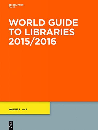 [预订]World Guide to Libraries 2015/2016 9783110404838
