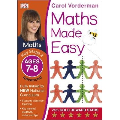 预订 Maths Made Easy: Advanced, Ages 7-8 (Key Stage 2):Supports the National Curriculum, Maths Exercise Book 轻松学数学