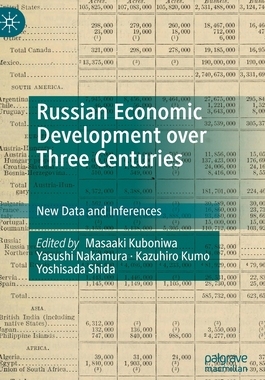 【预订】Russian Economic Development Over Three Centuries: New Data and Inferences