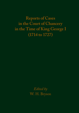 【预订】Reports of Cases in the Court of Chancery in the Time of King George 9780866985628
