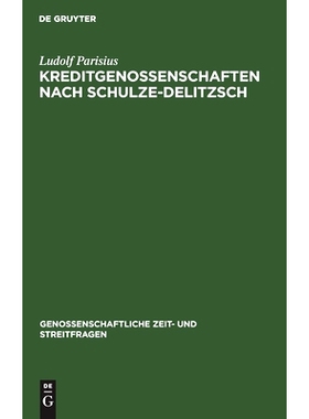 预订 Kreditgenossenschaften nach Schulze-Delitzsch: 9783112467855