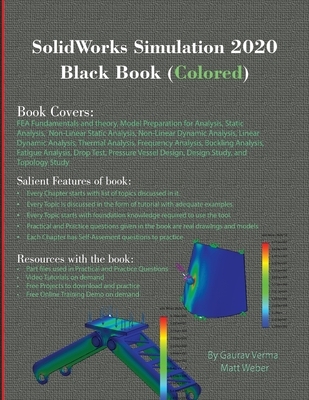 【预订】SolidWorks Simulation 2020 Black Book (Colored)