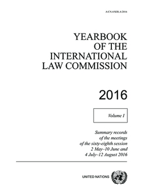 预订 Yearbook of the International Law Commission 2016, Vol. I 2016年国际法委员会年鉴，*卷: 9789211304336