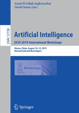 【预订】Artificial Intelligence. IJCAI 2019 International Workshops