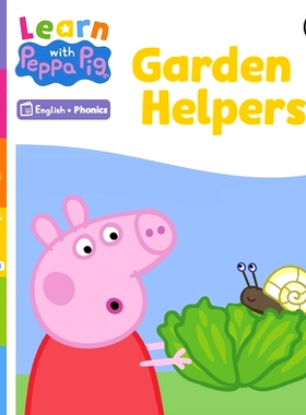 预订 Learn with Peppa Phonics Level 3 Book 8 - Garden Helpers (Phonics Reader): 9780241576328