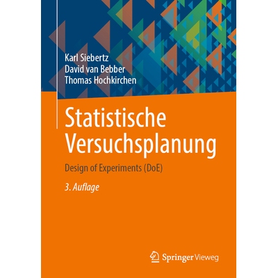 预订 Statistische Versuchsplanung: Design of Experiments (Doe) 9783662730904
