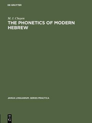 【预订】The phonetics of modern Hebrew 9783110999891