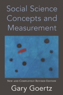 预订 Social Science Concepts and Measurement: New and Completely Revised 9780691205489