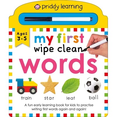 预订 My First Wipe Clean: Words 我的*次擦拭清洁：文字: 9781838990213
