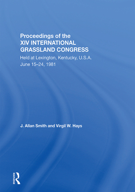 【预订】Proceedings of the XIV International Grassland Congress