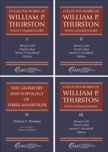 【预订】Collected Works of William P. Thurston with Commentary (The Set) 9781470451646