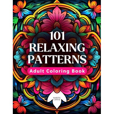 预订 101 Relaxing Patterns: An Adult Coloring Book Featuring 101 Beautiful Coloring Pages to Help Reduce Stress and Prom