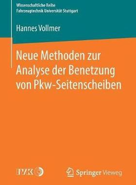预订 Neue Methoden zur Analyse der Benetzung von Pkw-Seitenscheiben
