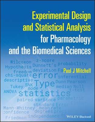 【预订】Experimental Design And Statistical Analysis For Pharmacology And Th 9781119437635