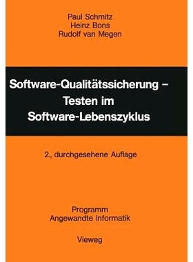 预订 Software-Qualitätssicherung — Testen im Software-Lebenszyklus: 9783528135928