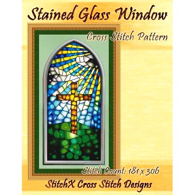 预订 Stained Glass Window Cross Stitch Pattern: 9781500433338