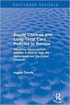 【预售】Equity Choices and Long-Term Care Policies in Europe