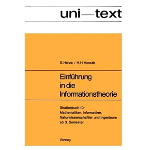 预订 Einführung in die Informationstheorie: Studienbuch für Mathematiker, Informatiker, Naturwissenschaftler und Ingen