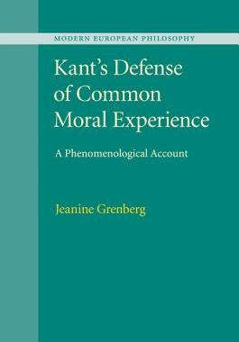 预订 Kant's Defense of Common Moral Experience