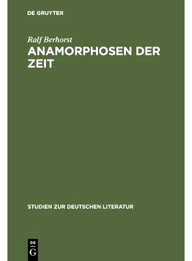预订 Anamorphosen der Zeit: Jean Pauls Romanästhetik und Geschichtsphilosophie: 9783484181625