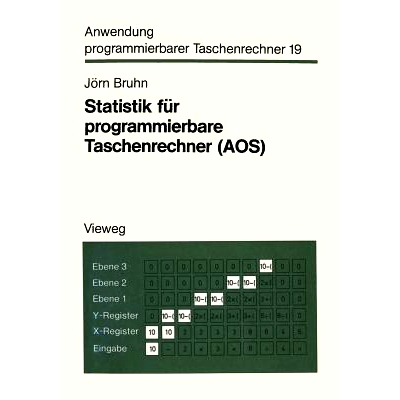 预订 Statistik für programmierbare Taschenrechner (AOS): Mit 56 Programmen und Programmvarianten: 9783528042264