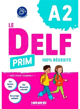 现货 少儿法语 DELF Prim A2 法语原版 法国进口考试教辅教材 出国留学 Le DELF Prim A2 * réussite