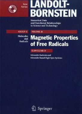 预订 Nitroxide Radicals and Nitroxide Based High-Spin Systems