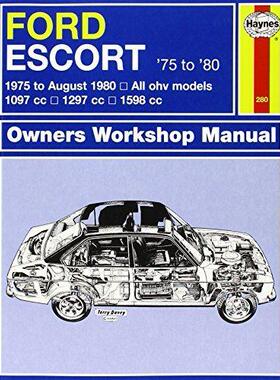[预订]Ford Escort (75 - Aug 80) Haynes Repair Manual 9780857337382