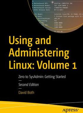 [预订]Using and Administering Linux: Volume 1 9781484296172