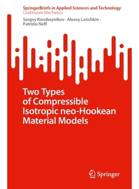 预订 Two Types of Compressible Isotropic Neo-Hookean Material Models 两类可压缩各向同性新胡克材料模型: 9783032060495