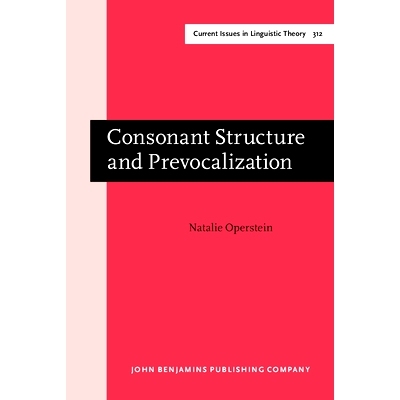 预订 Consonant Structure and Prevocalization: 9789027248282