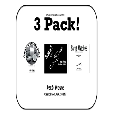 预订 Percussion Ensemble 3-Pack: Cocunut-Banana Juice, Blues in 7, Burnt Matches: 9781502831408