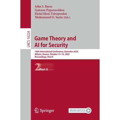 16th International Conference, GameSec 2